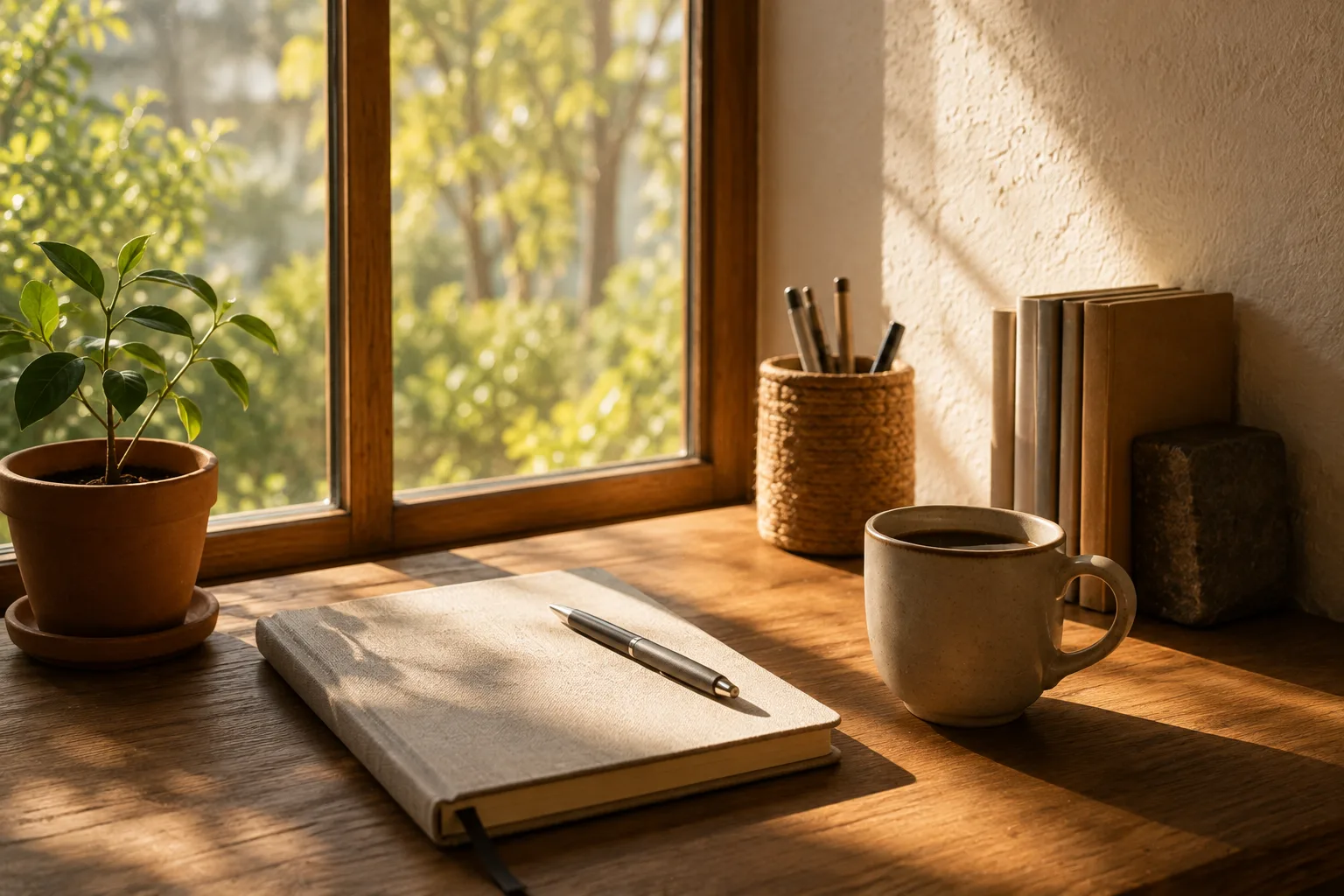 A warm, serene Collective Love Coaching space